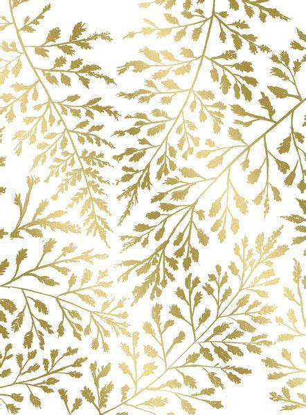 Foliage Gold Art Print By Caitlin Workman Gold Art Print Leaf Art