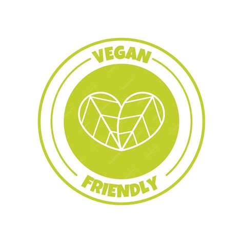 Premium Vector Vegan Friendly Sticker Label Badge And Logo Ecology