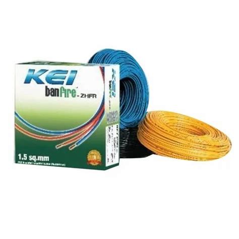 KEI Banfire Zhfr House Wire Roll Length 90 M Wire Size 1 Sqmm At Rs