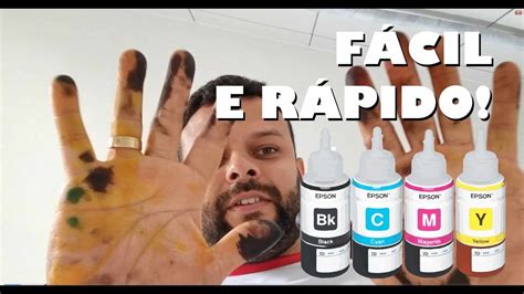 F Cil Como Tirar Tinta De Impressora Das M Os Youtube