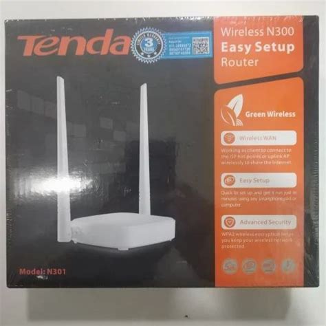 White Tenda Wireless N300 Easy Setup Router 300Mbps At Rs 1150 In