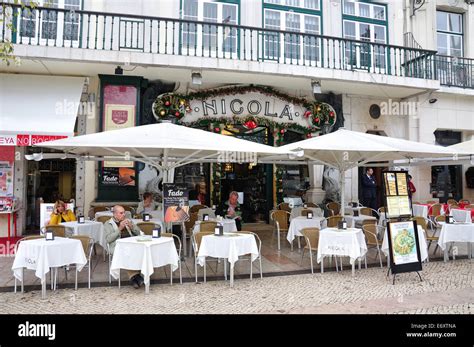 Art Deco Café Nicola Praça Dom Pedro Iv Biaxa District Lisbon