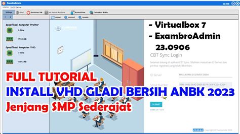 Cara Install VHD Gladi Bersih ANBK Jenjang SMP Sederajat 2023 Full