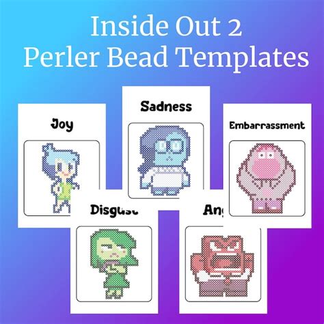 Inside Out Perler Bead Etsy