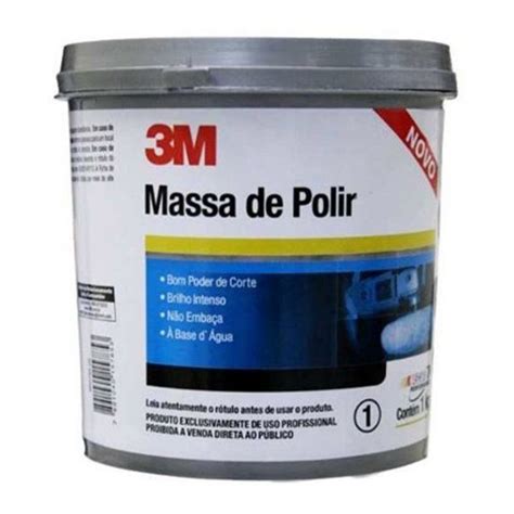 Massa De Polir N2 Base De Agua 1KG 3M CONSTRUTINTAS