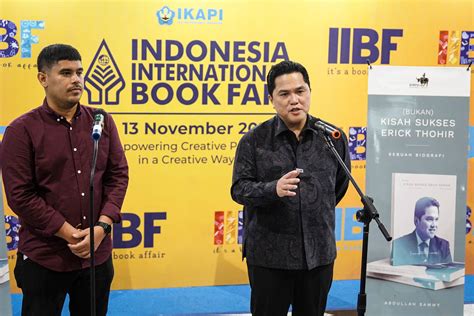 Rri Co Id Erick Thohir Luncurkan Buku Biografi