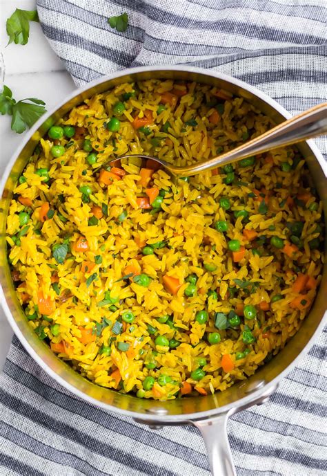 Turmeric Rice Healthy Yellow Rice