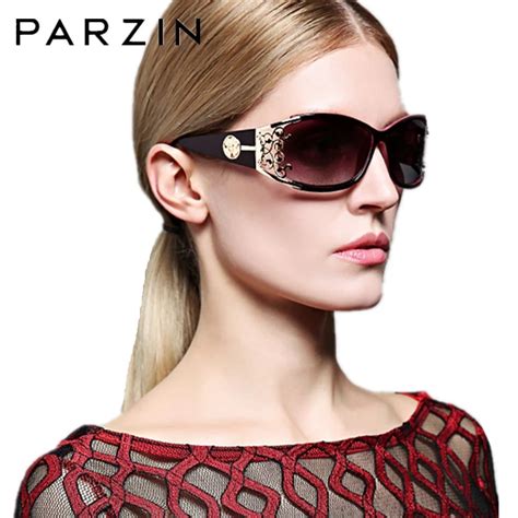 Parzin Luxury Sunglasses Women Brand Designer Vintage Polarized Ladies