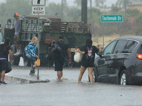 Tropical Storm Hilary unleashes heavy rains and flooding on Southern California : NPR