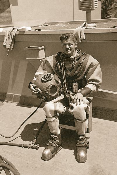 Operation Crossroads Navy Diver Charles Gaerke 1940s Navy Diver