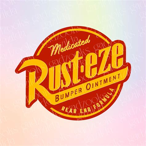 cars rust eze bumper ointment race sponsor sticker waterproof vinyl