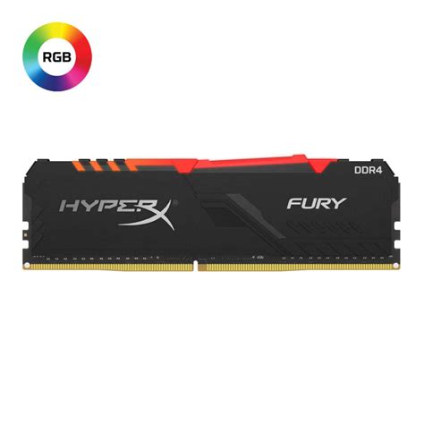 Hyper X Fury Gb Rgb Ddr Mhz Black Desktop Memory Hyperx Fury