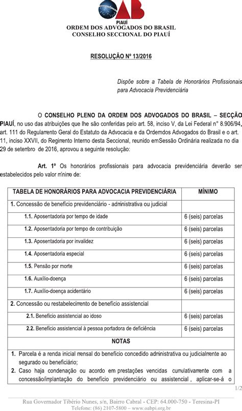 Tabela Honor Rio Atualizada Prev Manual Do Advogado