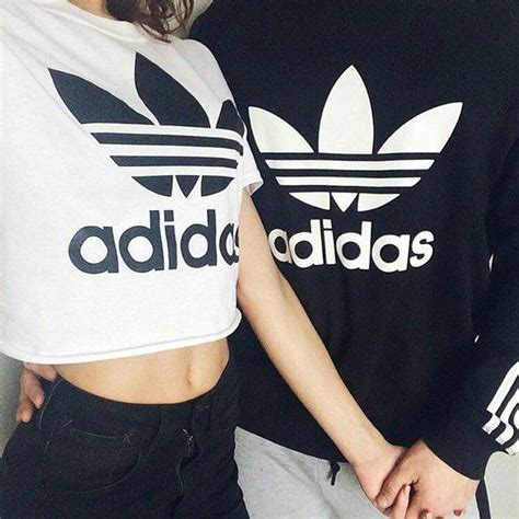 Adidas Couple And White Image Matching Couple Outfits Matching Couples Adidas Superstar