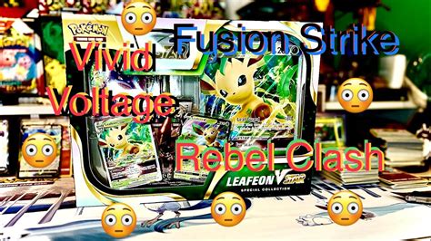 Leafeon Vstar Special Collection Box Opening Youtube