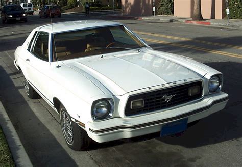 White 1978 Ford Mustang Ii Ghia Coupe Photo Detail