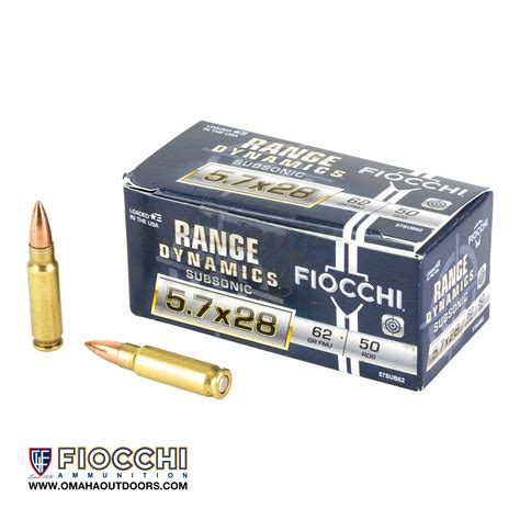 Fiocchi Range Dynamics 5 7x28 62 Grain Subsonic 50 Rounds Omaha Outdoors