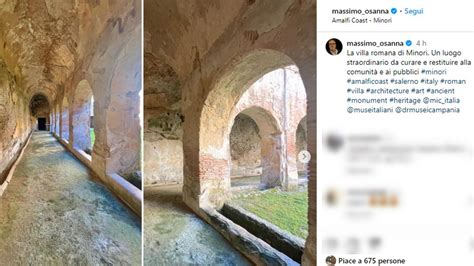 Il Vescovado Minori Massimo Osanna In Visita Alla Villa Romana Con