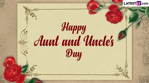 Happy Aunt And Uncles Day 2024 In Us Wishes And Photos Whatsapp Messages  Images Hd