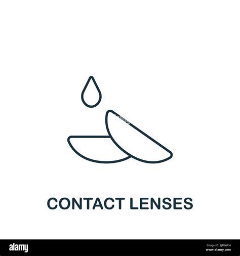 Contact Lenses Icon Line Simple Icon For Templates Web Design And