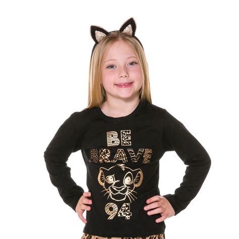 Pijama Feminino Infantil Rei Leão T adoro Lingerie