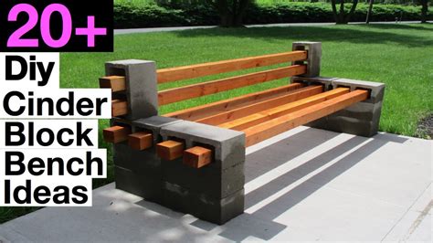 Best Diy Cinder Block Bench Ideas YouTube