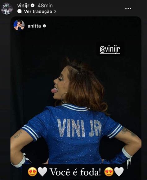 Real Madrid Info ³⁵ on Twitter Anitta as a tribute for Vinicius Jr