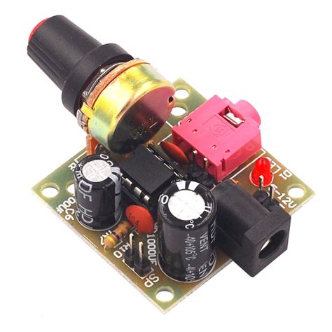 Lm386 Super Mini Audio Amplifier Diy Kit Board 35x37mm 3 12v Unsolde Eelectronicparts