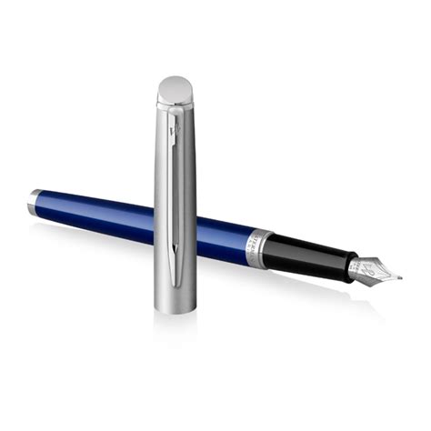 Pluma Waterman H Misph Re Essentials Laca Satinada Azul Ct