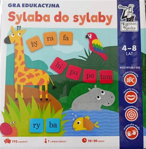 Gra Edukacyjna Sylaba Do Sylaby Kapitan Nauka Lat