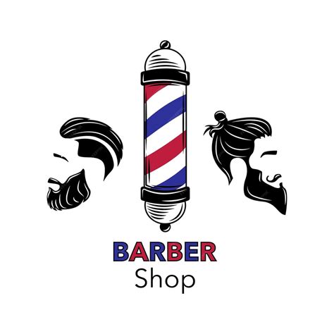 Premium Vector Barber Logo Barbershop Emblem Label