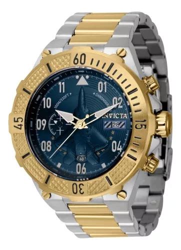 Reloj Para Hombres Invicta Aviator 39904 Oro Acero MercadoLibre