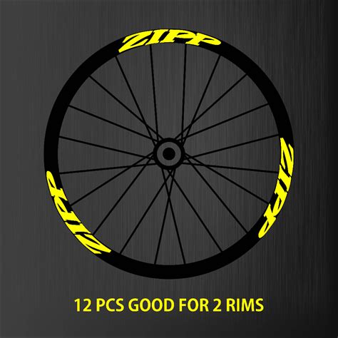 Jual Sticker Cutting Decal Rims Velg Zipp Stiker Sepeda Rims 20 26 27