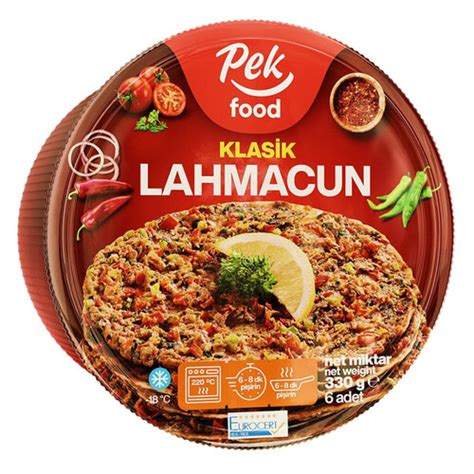 Pek Food Klasik Lahmacun 330 Gr Ordu Sanal Market Gelsineve Online