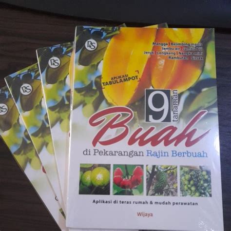 Jual Buku 9 Tanaman Buah Di Pekarangan Rajin Berbuah Aplikasi