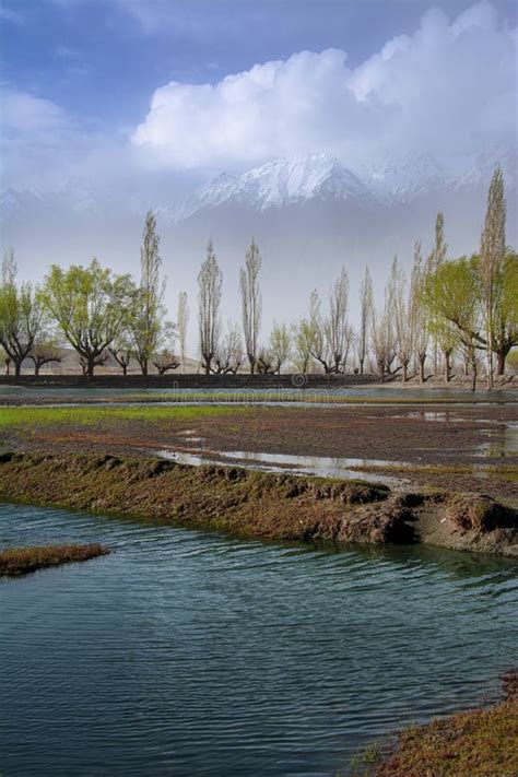 Skardu Les R Gions Du Nord De Gilgit Baltistan Pakistan Image Stock