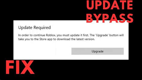 Roblox Update Required Bypass Microsoft Store Roblox