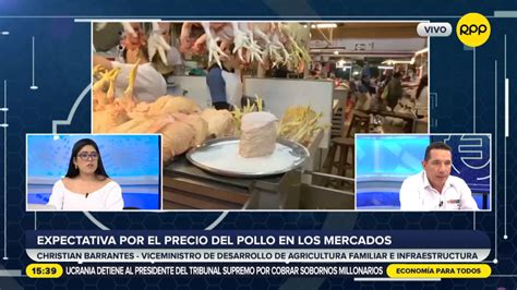 Midagri El Precio Del Kilo De Pollo En Los Mercados Llegará A 11 Soles En Junio Rpp Noticias