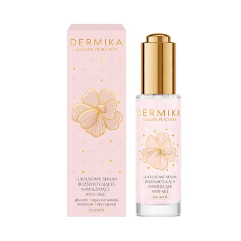 Serum rozświetlająco nawilżające anti age na dzień 30 ml Dermika