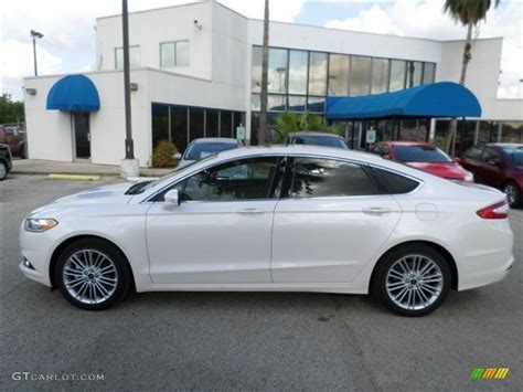 2014 White Platinum Ford Fusion Se Ecoboost 85498571 Photo 2 Car Color Galleries