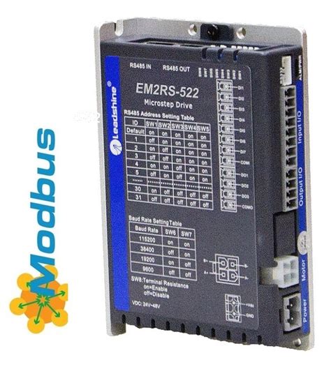 Leadshine Modbus Stepper Motor Controller Em2rs Atb Automation