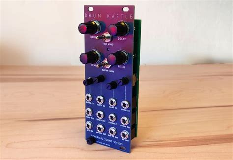 Euro Kastle Drum Kastle Synth Module Eurorack Version 10 HP B - Etsy