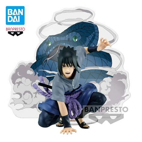 Original Banpresto Naruto Panel Spectacle Uchiha Sasuke Cm Pvc Anime