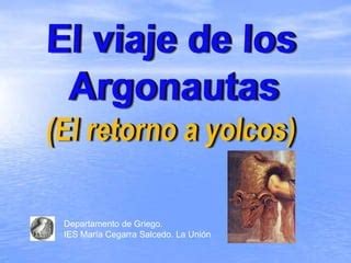 El Viaje De Los Argonautas El Retorno PPT