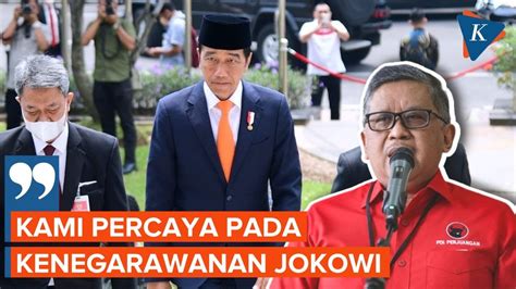 Pdi P Bela Jokowi Usai Dikritik Cawe Cawe Pilpres 2024 Youtube