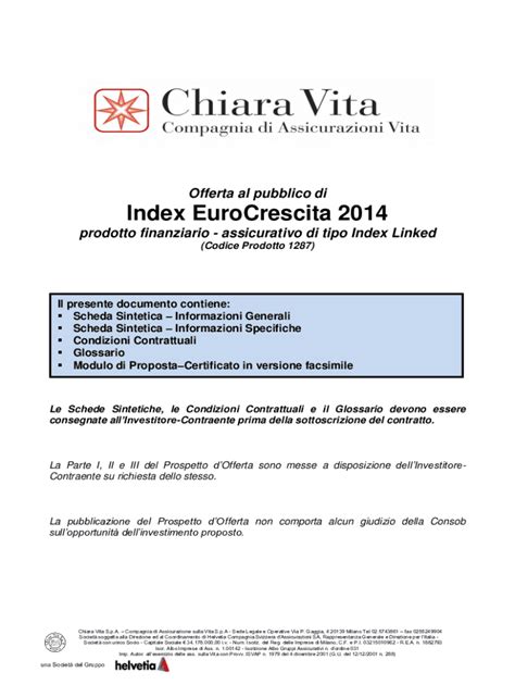 Compilabile Online Contratto Di Assicurazione Sulla Vita Di Tipo Index