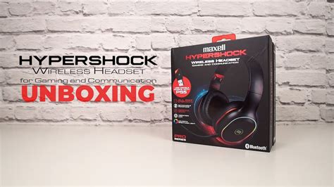 Maxell Hypershock Wireless Headset Unboxing Youtube