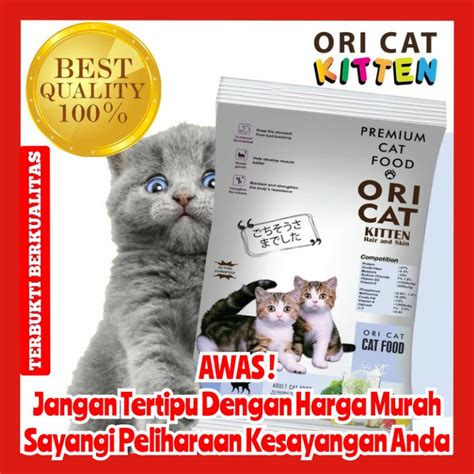 Jual Omgokil Makanan Kucing Ori Cat Kitten Hair Skin G Makanan