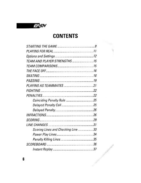 NHLPA '93 | Genesis Manual