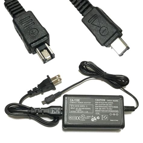 Ac Adapter Battery Power Supply Charger Cord For Canon Legria Hf R205 Camcorder Ebay